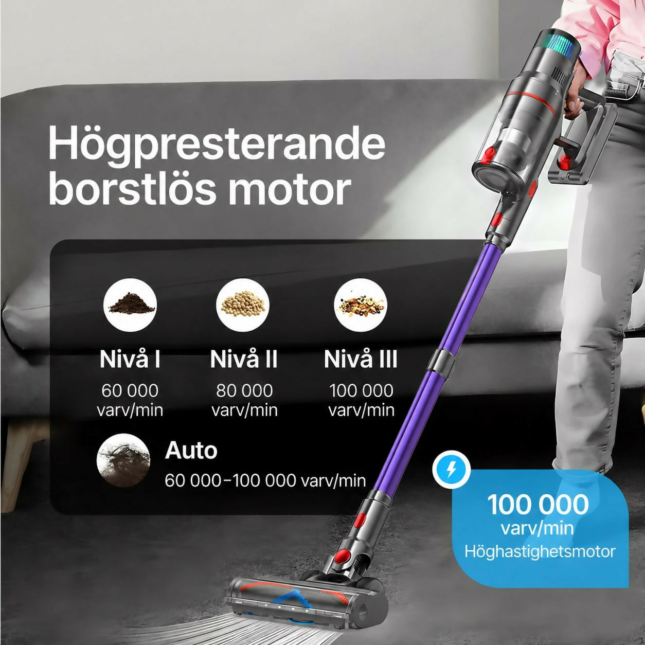 Oryzom V1 Ultra – Nästa generations motor med 100 000 varv/min för exceptionell prestanda